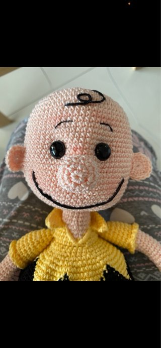 Peluche Charlie Brown uncinetto