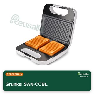 Grunkel SAN-CCBL sandwichera grill doble corte