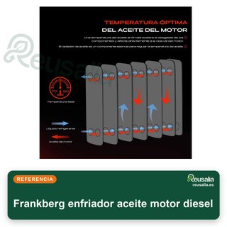 Frankberg enfriador aceite motor diesel