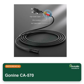 Gonine CA-570 cargador batería videocámara Canon
