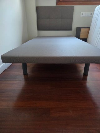 4 Camas 90cm: Base, Cabecero y Colchón