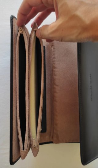 Cartera/Billetera de piel de Adolfo Dominguez