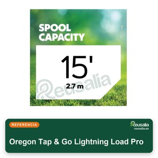 Oregon cabezal desbrozadora universal 109mm Tap&Go