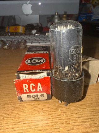 Válvula RCA 50L6 GT Radio Antigua