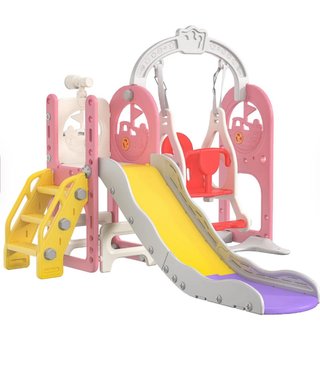 Tobogán, Columpio y Estructura Infantil