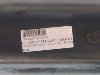REFUERZO PARAGOLPES DELANTERO VOLKSWAGEN GOLF VII LIM. (5G1) Business BlueMotion Tech.