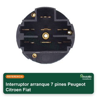 Interruptor arranque 7 pines Peugeot Citroen Fiat