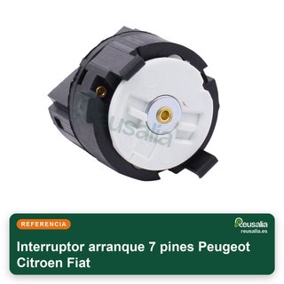 Interruptor arranque 7 pines Peugeot Citroen Fiat