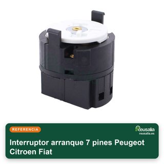 Interruptor arranque 7 pines Peugeot Citroen Fiat