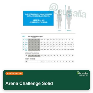 Costume da bagno Arena Challenge Solid da donna, taglia 36