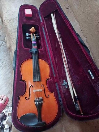 Violín con funda y arco