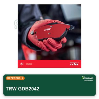 TRW GDB2042 pastillas freno trasero Seat Leon 5F1