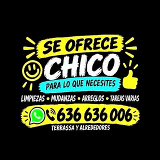 SE OFRECE CHICO PARA LO QUE NECESITES