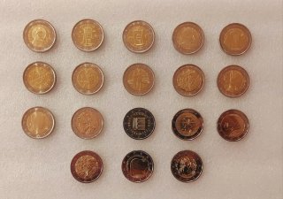 Lote 18 monedas conmemorativas 2€