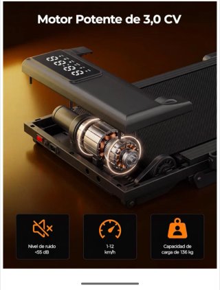 CINTA CORRER PLEGABLE CON PANTALLA