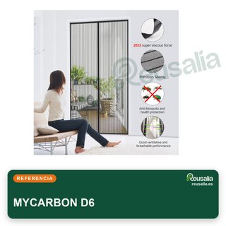 MYCARBON Mosquitera puerta magnética 80x200