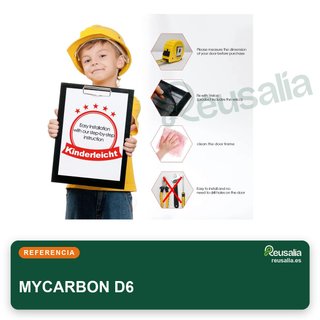 MYCARBON Mosquitera puerta magnética 80x200