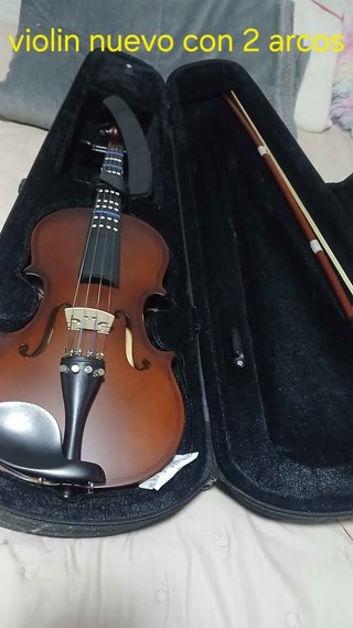 Violín con funda y arco