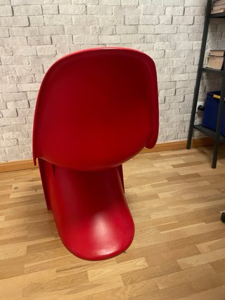 Silla tipo Panton Roja