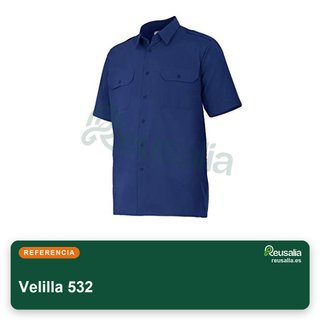 Velilla 532 camisa manga corta galoneras talla M