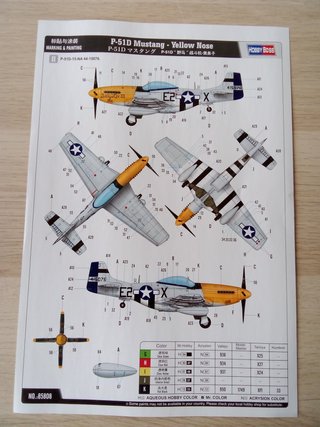P-51D MUSTANG MAQUETA HOBBY BOSS 1/48