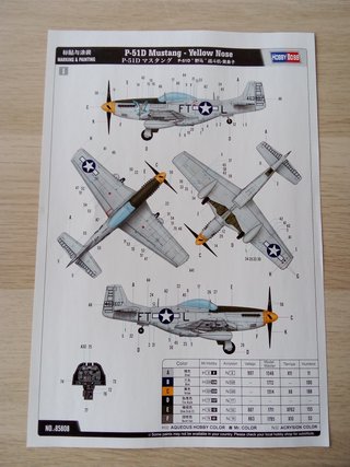 P-51D MUSTANG MAQUETA HOBBY BOSS 1/48