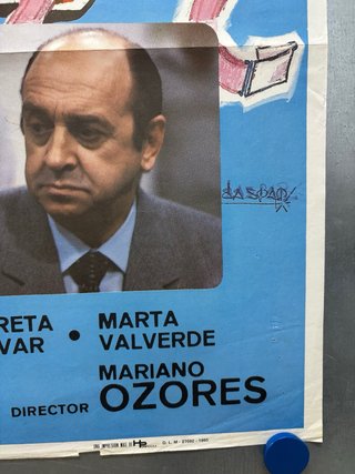 Póster. Cuatro mujeres y un lío, año 1985.