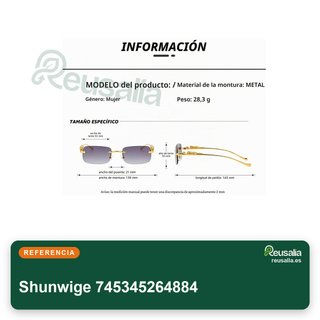 HAOMAO gafas sol polarizadas rectangulares