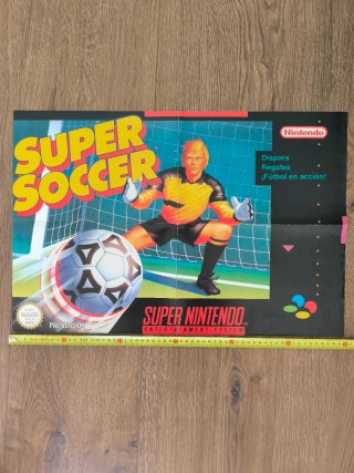 Póster Super Soccer Nintendo SNES