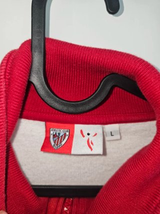 Sudadera Oficial Athletic Bilbao Roja y Blanca