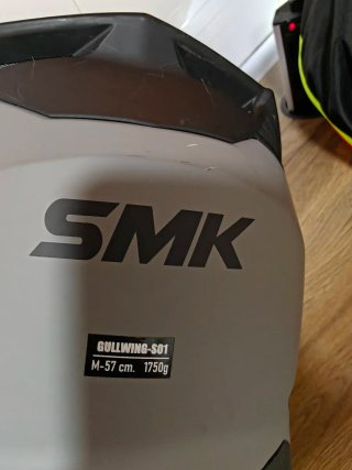 Casco Moto SMK GULLWING S01 V2 Gris