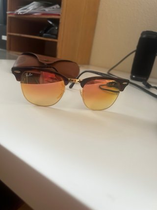 Gafas de sol Ray-Ban Clubmaster Marrón/Dorado