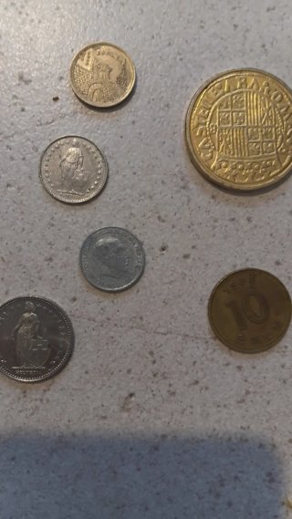 Lote de monedas antiguas