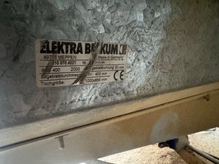 Sierra escuadradora p madera Elektra Beckum BKS400