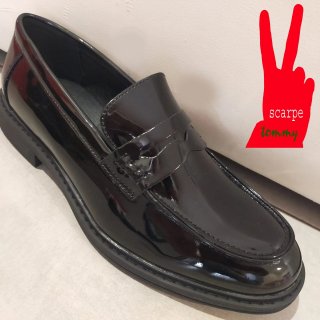 Scarpe uomo classiche lucide nere mocassino 41 43