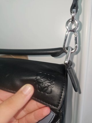 Bolso puzzle Loewe Negro y Gris