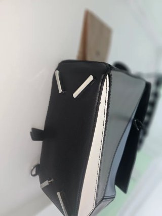 Bolso puzzle Loewe Negro y Gris