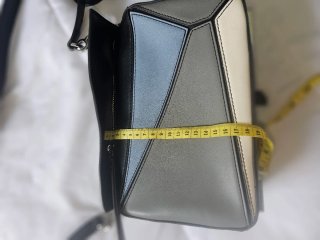 Bolso puzzle Loewe Negro y Gris