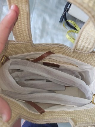 Bolso Loewe Beige Flores Bordadas