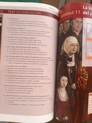 Lengua castellana y literatura, 1o Bachillerato