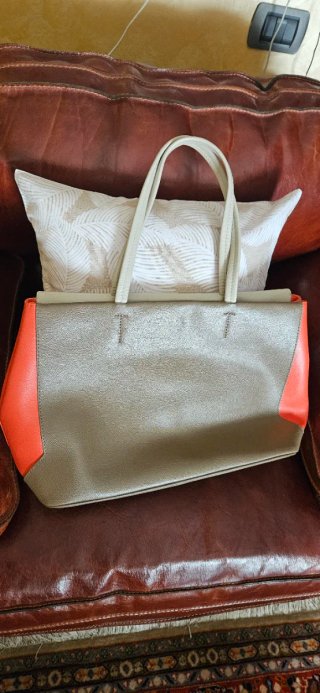 Borsa Furla Beige e Arancione