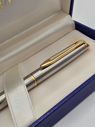Esferográfica Waterman Hémisphère Steel GT Vintage