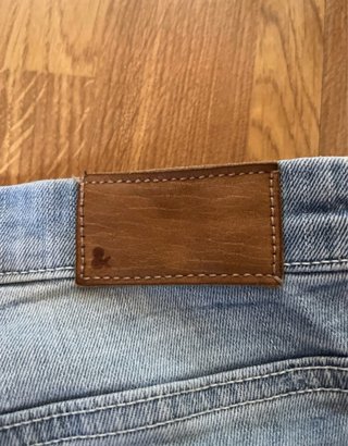 Jeans donna strappati blu