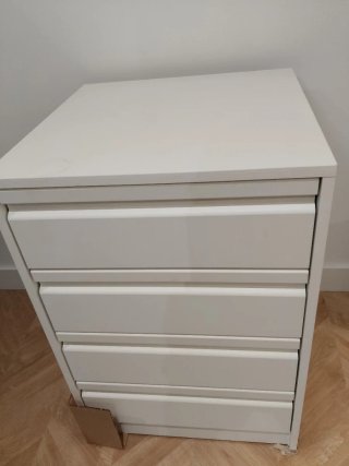Cajonera blanca 4 cajones