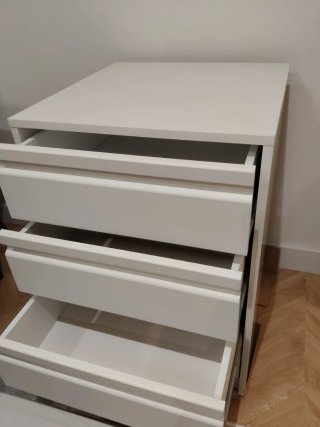 Cajonera blanca 4 cajones