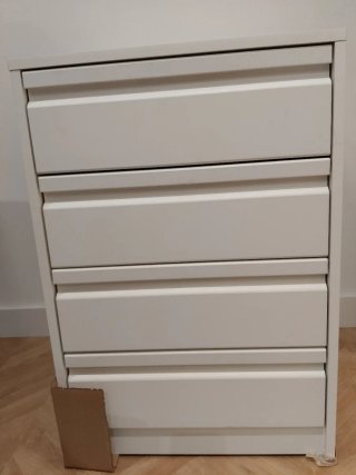 Cajonera blanca 4 cajones
