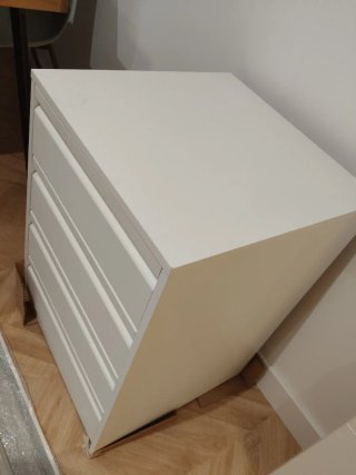 Cajonera blanca 4 cajones