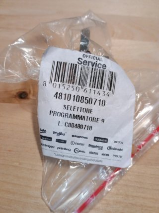 Selector Horno C00480718 Nuevo