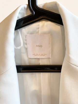 Blazer Mango Bianco Taglia XS