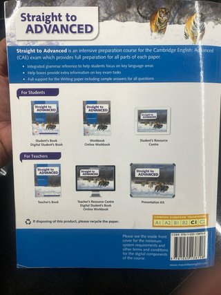STRAIGHT TO ADVANCED Sb +Key etools